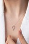 Heliophilia Silver Collar de Plata Esterlina 925 con Circonio